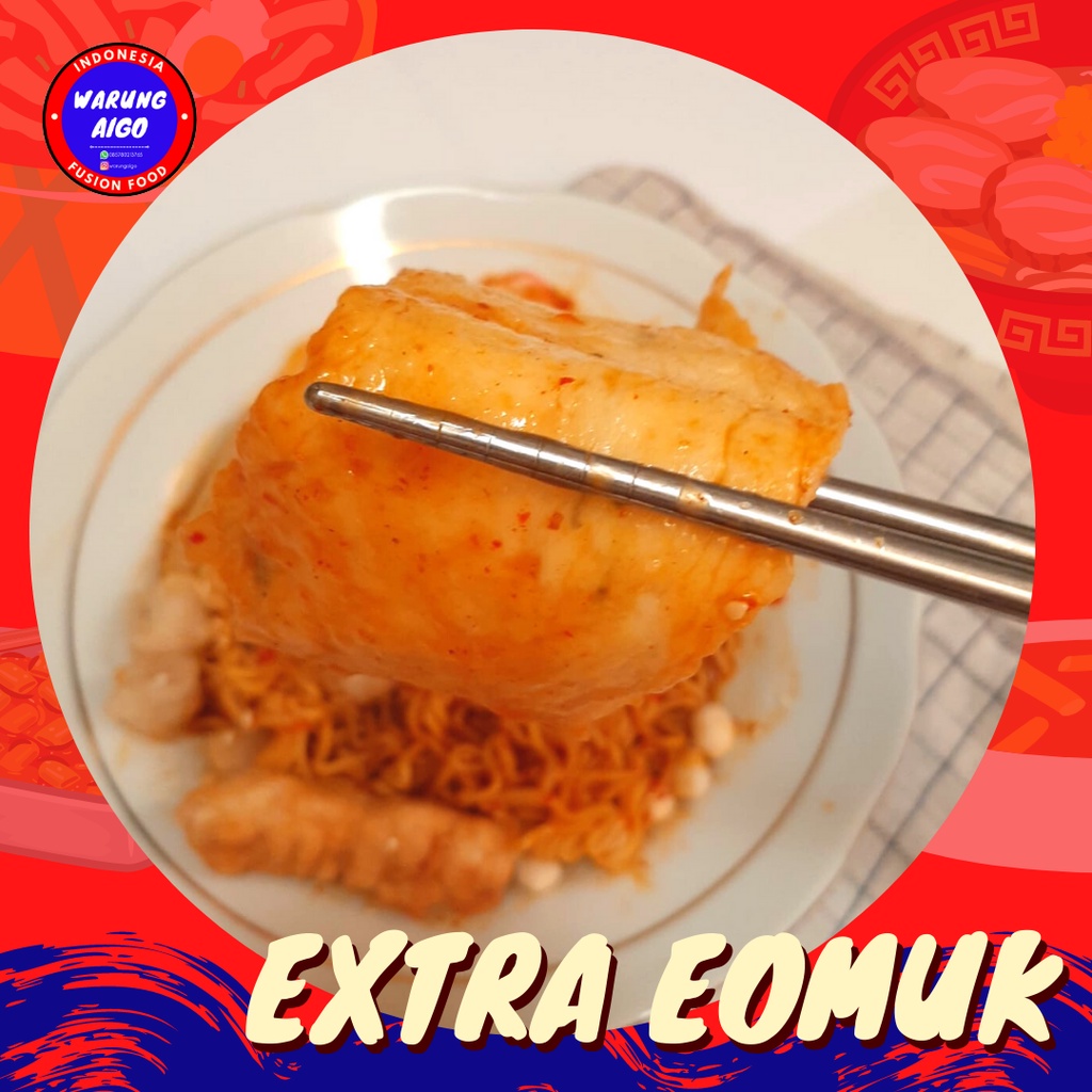 

EXTRA EOMUK / ODENG (1 PCS 20 GRAM) by WARUNGAIGO / TOPPING SEBLAK TTEOKBOKKI