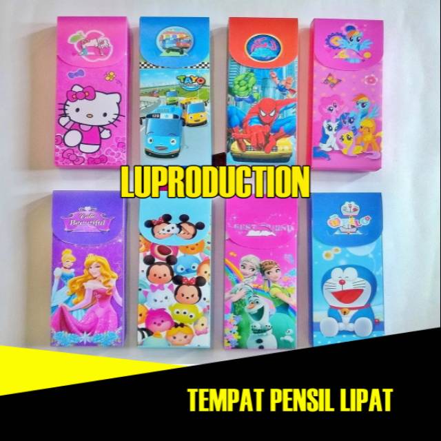 

Tempat Pensil Lipat (Karakter Lucu Untuk anak Sekolah)