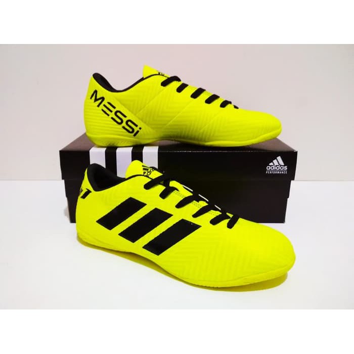 Olahraga SEPATU FUTSAL Adidas NEMEZIZ IC New Grade Ori (Stabilow Black)