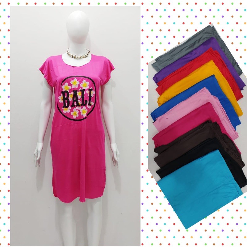 Daster Kaos Bali Bunga