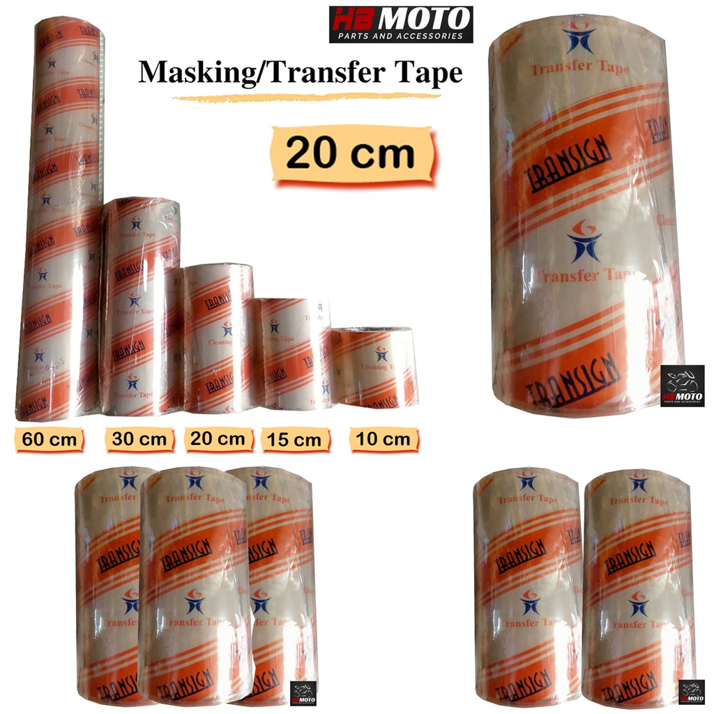 

Masking Tape Transign 20 CM / Transfer Tape Cutting Sticker Transign