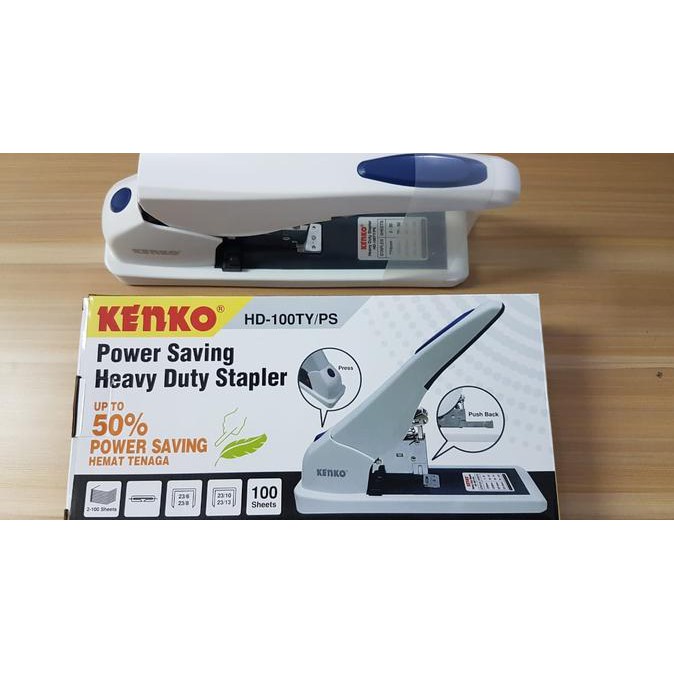 

STAPLER HEAVY DUTY POWER SAVING KENKO HD 100TY/STAPLES BESAR PROMO