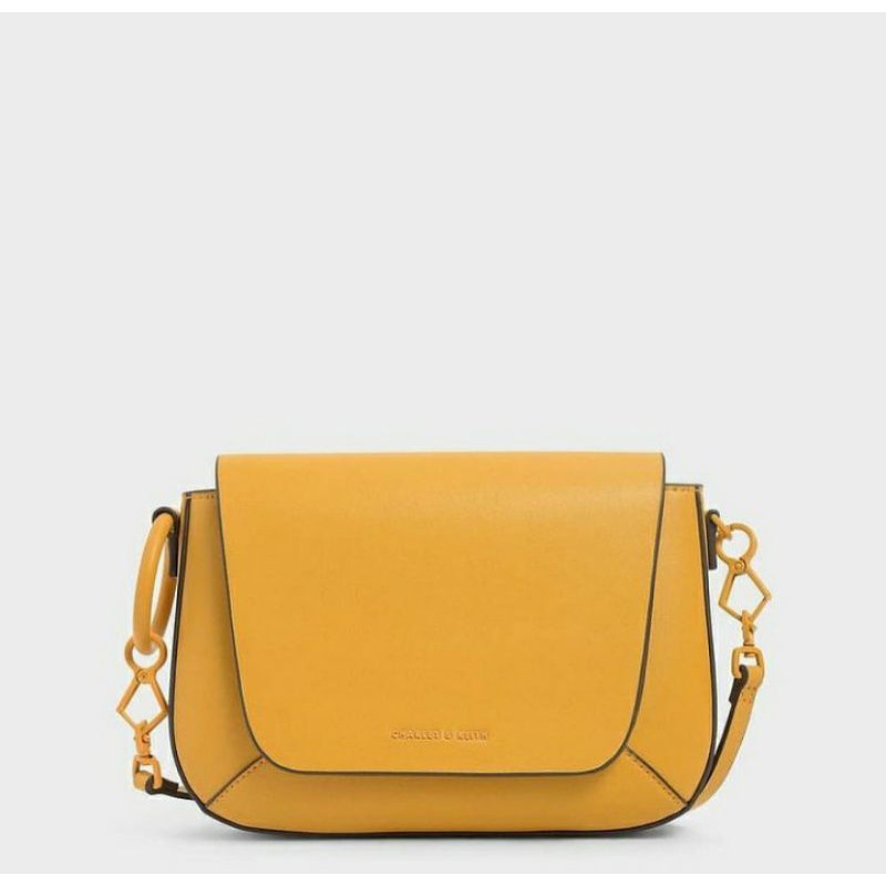 Charles and keith new front flap crossbody bag