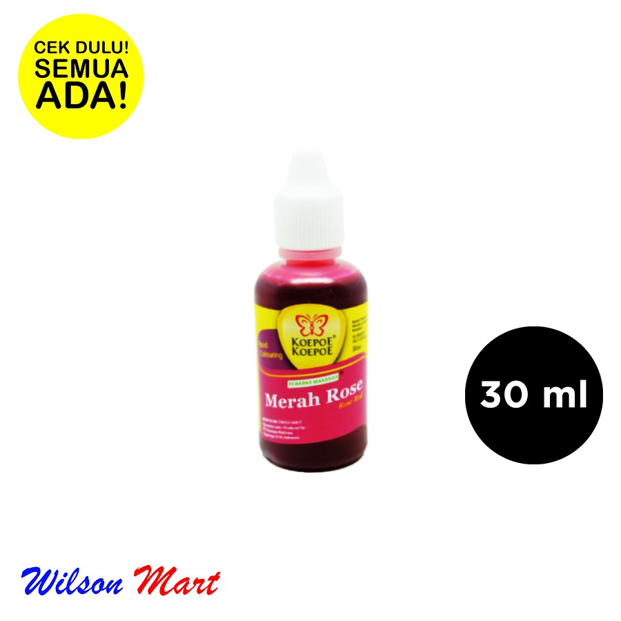 

KOEPOE KOEPOE PEWARNA MERAH ROSE 30 ML