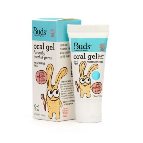 Buds Organics Oral Gel for Baby Teeth &amp; Gums 0-1 Thn - Pasta Gigi Odol Toothpaste Bayi dan Anak