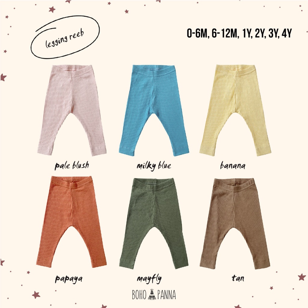 Bohopanna - Legging Reeb (Legging Bayi &amp; Anak)