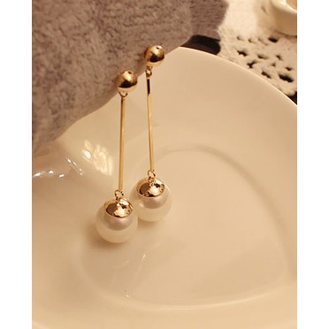 anting panjang lapis emas