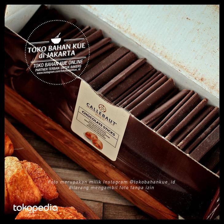 

TERBARUU!! Callebaut Baking Sticks 500gr 44% Dark Chocolate Stick Cokelat Batons COD