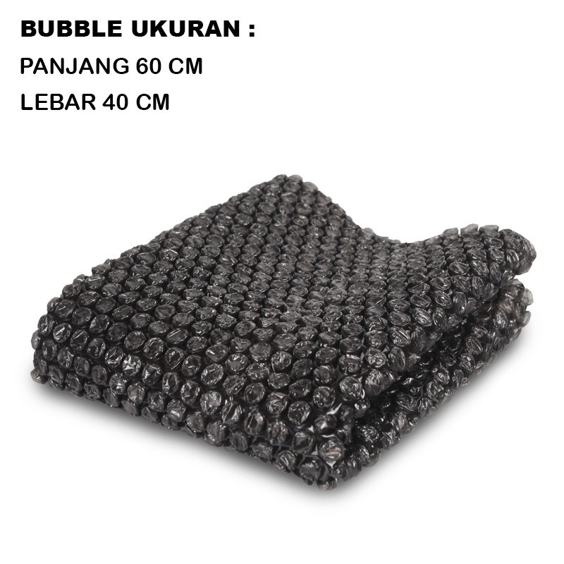 

Extra Bubble wrap untuk melindungi paket anda