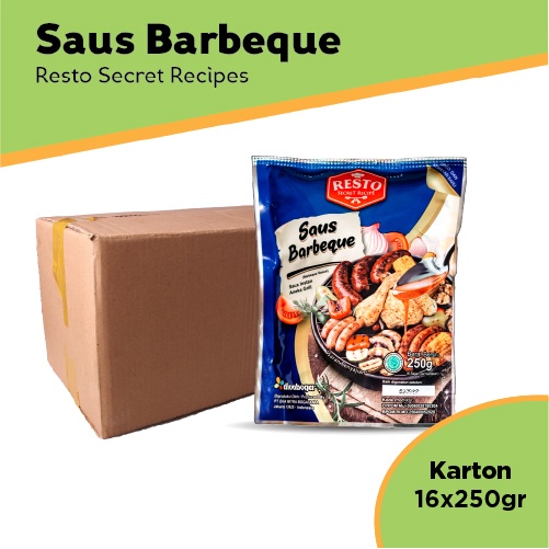 

RESTO Secret Recipe Saus Barbeque 250g (KARTON)