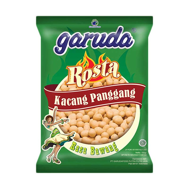 Garuda Rosta Kacang Oven Rasa Bawang 20 x 25 gr