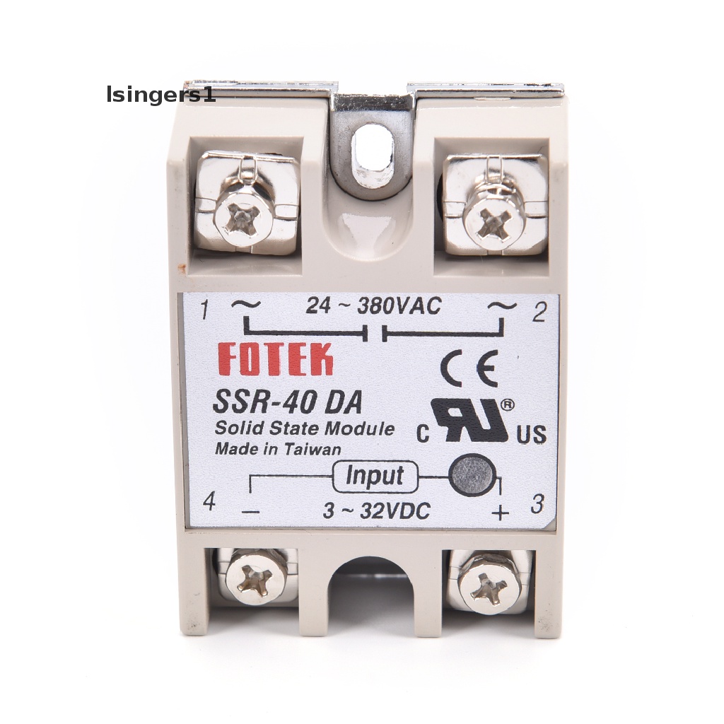 (lsingers1) Ssr 40A Relay Solid State 40A DC control AC