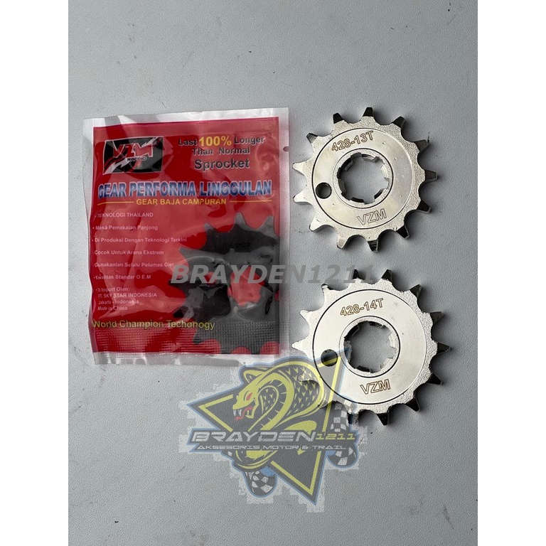 GEAR DEPAN YAMAHA WR155 / GEAR DEPAN WR155 / GEAR PAKET WR155 / GEAR SET WR155 /  GEAR SET YAMAH WR155