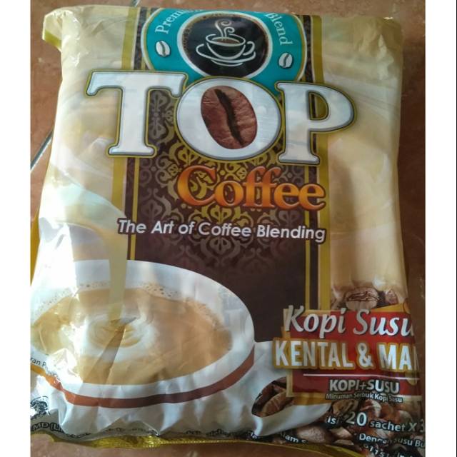Kopi top susu kental manis isi 20