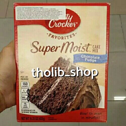 

betty crocker super moist cake mix chocolate fudge 432gr