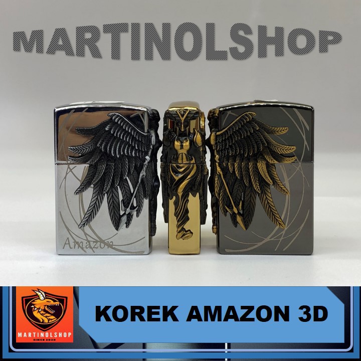 MANCIS KOREK API GAS BARA LAS MODEL ZIPPO AMAZON GAS LIGHTER