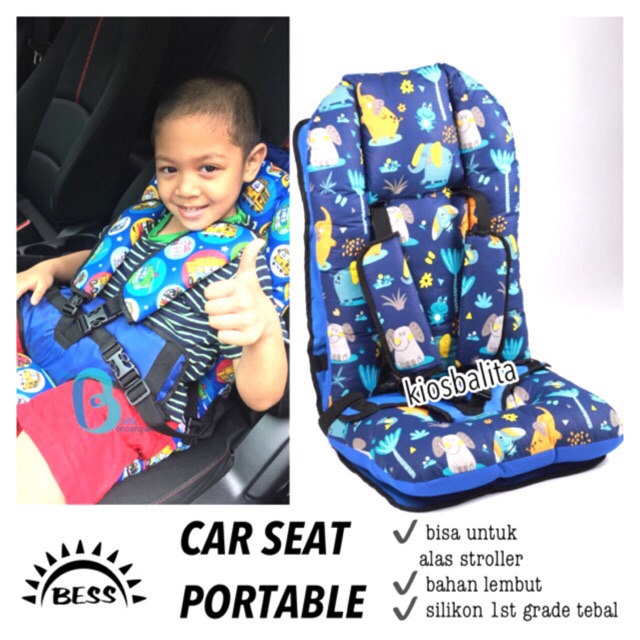 PROMO!! 3IN1 CAR SEAT PORTABLE PREMIUM/ALAS DUDUK KURSI BAYI/ALAS STROLER/ALAS BABY CHAIR/ BOUN