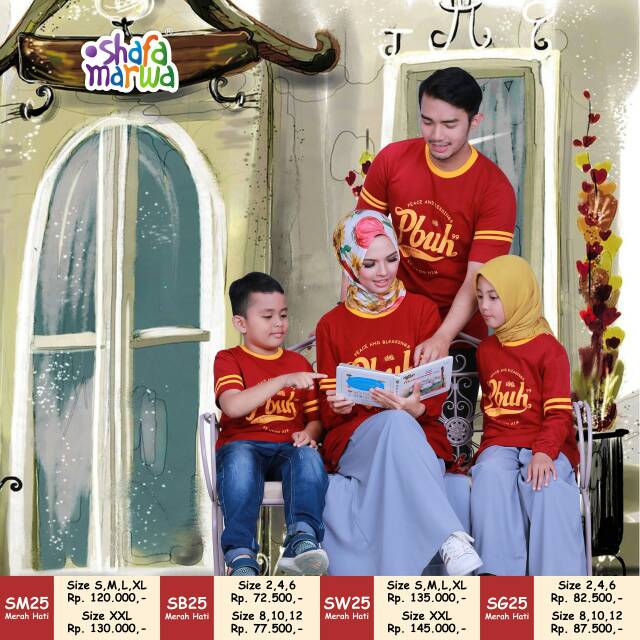 KAOS KELUARGA MUSLIM SHAFA MARWA 25 / KAOS PRIA / KAOS DISTRO / KAOS MURAH / KAOS COUPLE