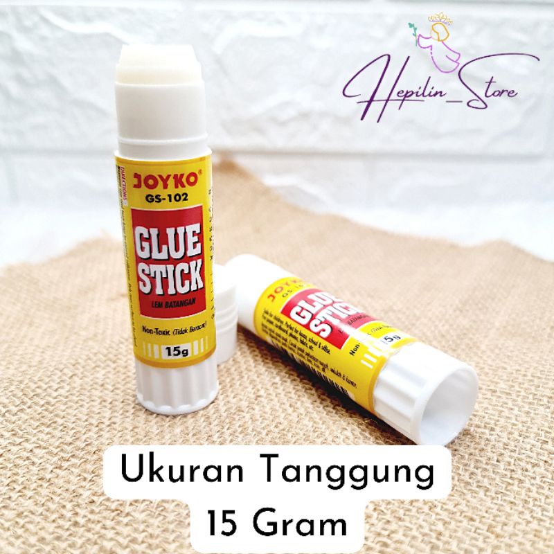 

Glue Stick YGS-102 TANGGUNG 15 GRAM Joyko Ecer 1 Biji / Lem Stick Joyko Tanggung