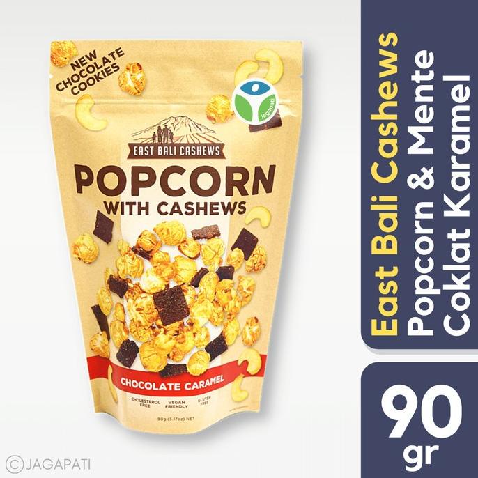 

East Bali Cashews - Popcorn Chocolate Caramel 90gr - Bebas Gluten