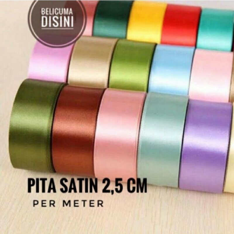 

Pita Satin/Pita Kain, pita buket, hampers