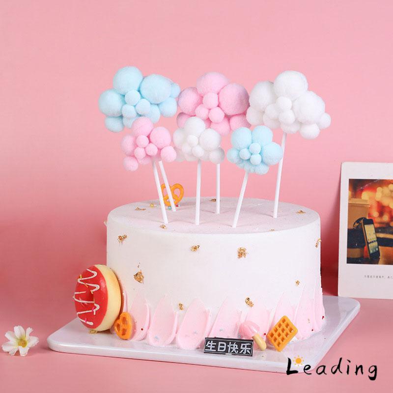 Topper Kue Awan & Balon Udara 3d Untuk Dekorasi-Le