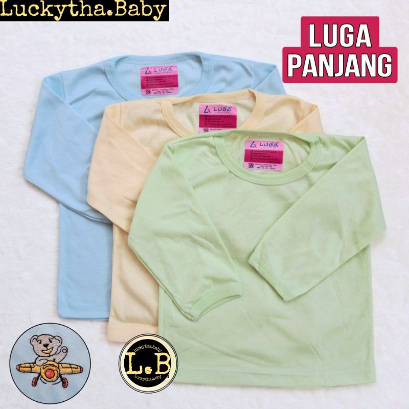 3pcs_oblong panjang polos anak / oblong luga panjang