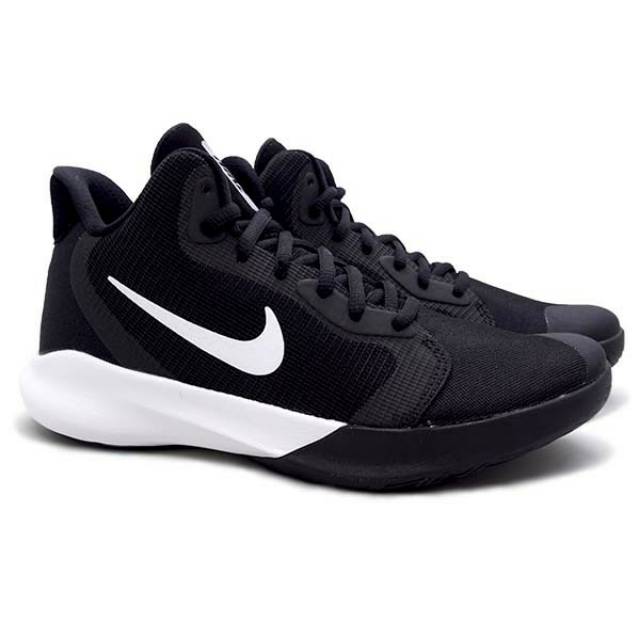 Sepatu Basket Nike Precision III - Black/White