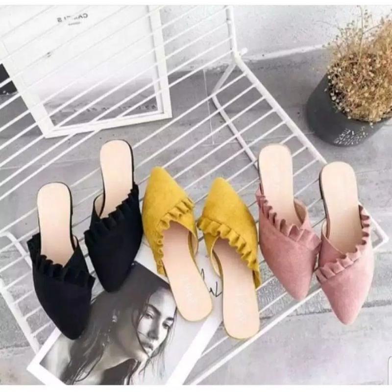 Produk Ach Restock Nicole Sepatu Flyknit Wanita Kelsey Jk08 Sepatu Flat Shoes Wanita Slip On  Mg01 F