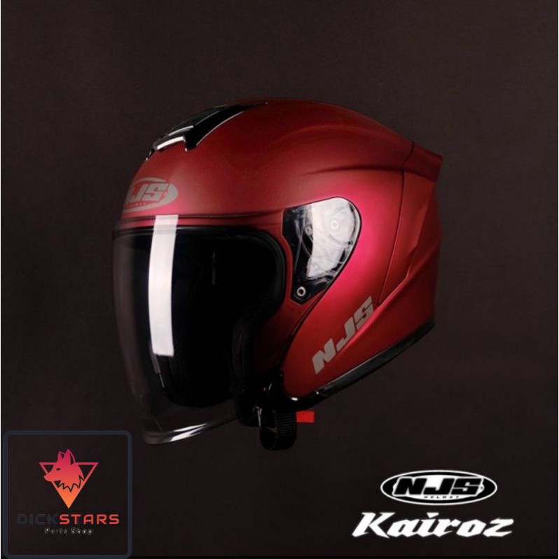 NJS Kairoz Half Face-Merah Candy