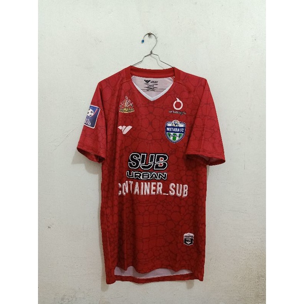 Jersey Mutiara FC Surabaya Away Merah Putaran 2 PFL 2020 Original Lekaw