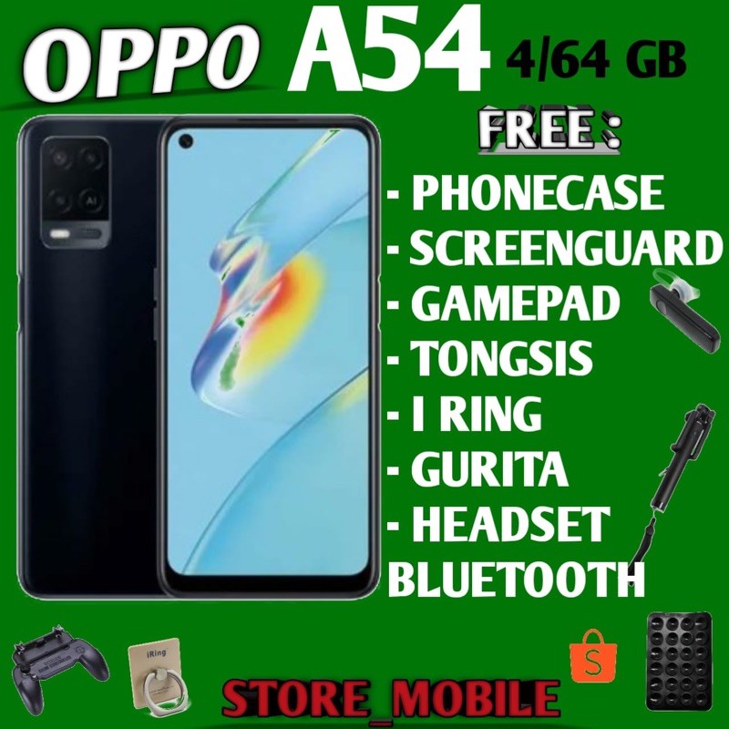 OPPO A54 4/64 RAM 4GB ROM 64GB GARANSI RESMI