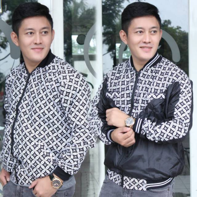Jaket batik pria pekalongan