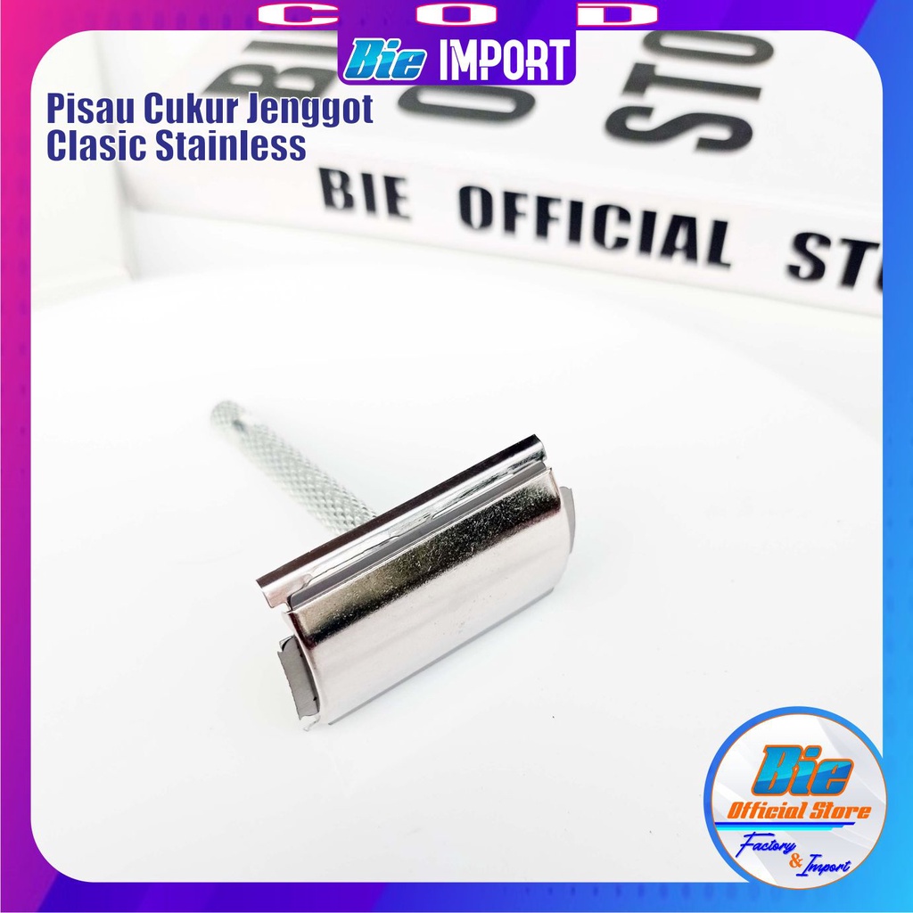 Pisau Cukur Jenggot Clasik Stainless Impor Best Seller