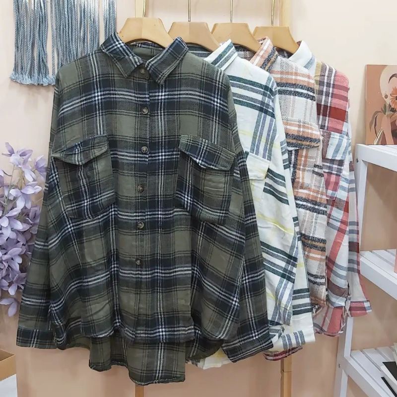 Ellin Flanel Import Shrit  (Kemeja Flanel)