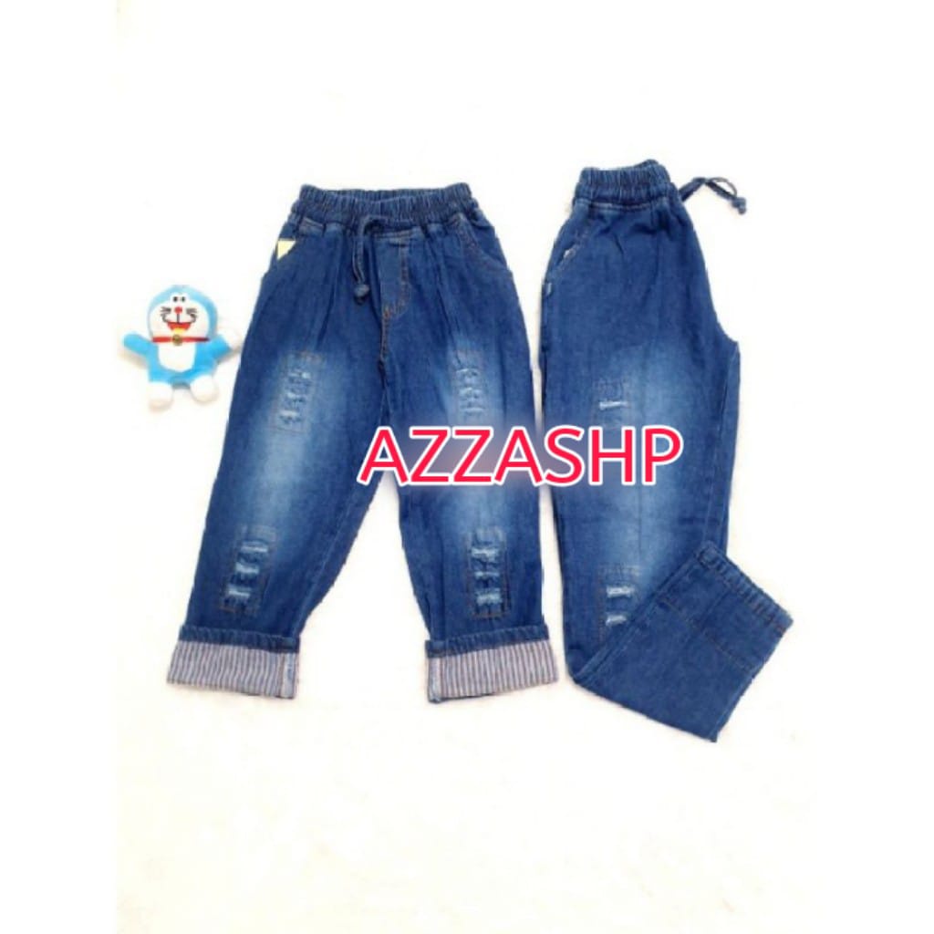 Celana Jeans Anak Stik Balik Premium Usia 5-15 Thn