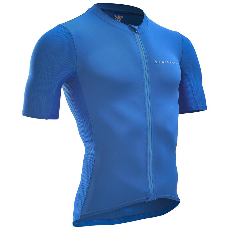 Decathlon VAN RYSEL Men's Road Cycling Jersey Neo Racer - Electric Blue - 8606212