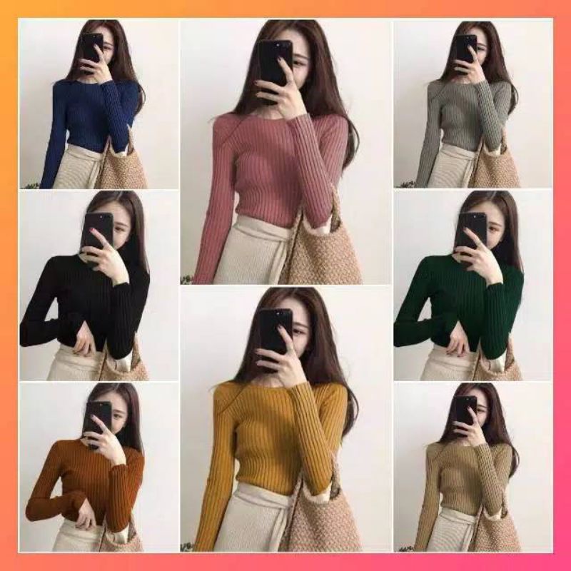 Sweater Blouse Agatha 0-neck