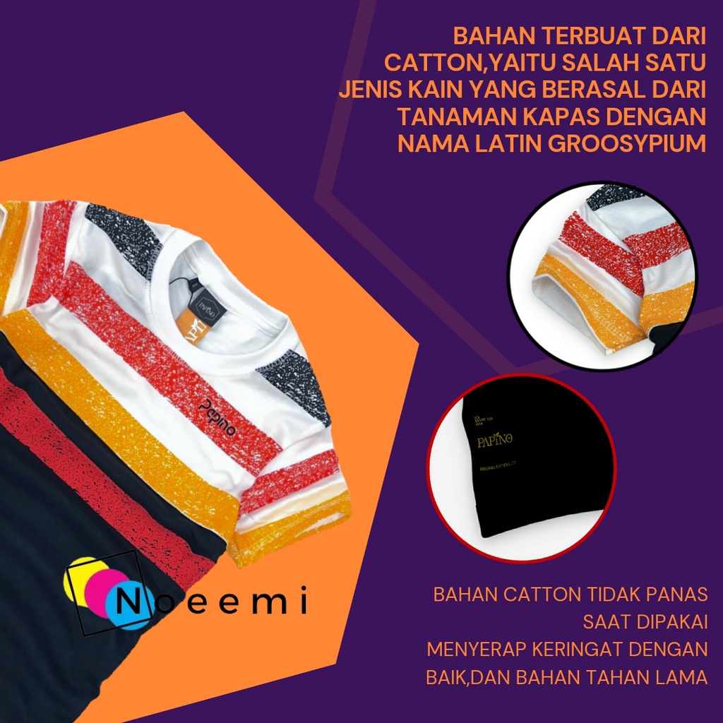 Baju Kaos Anak Laki-Laki 1-12 Tahun Pakaian Distro Oblong Cowok Dan Perempuan Putih