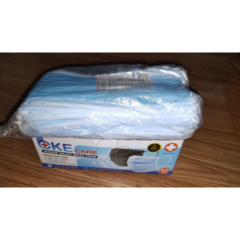 Masker OkeCare 3 ply isi 50 pcs