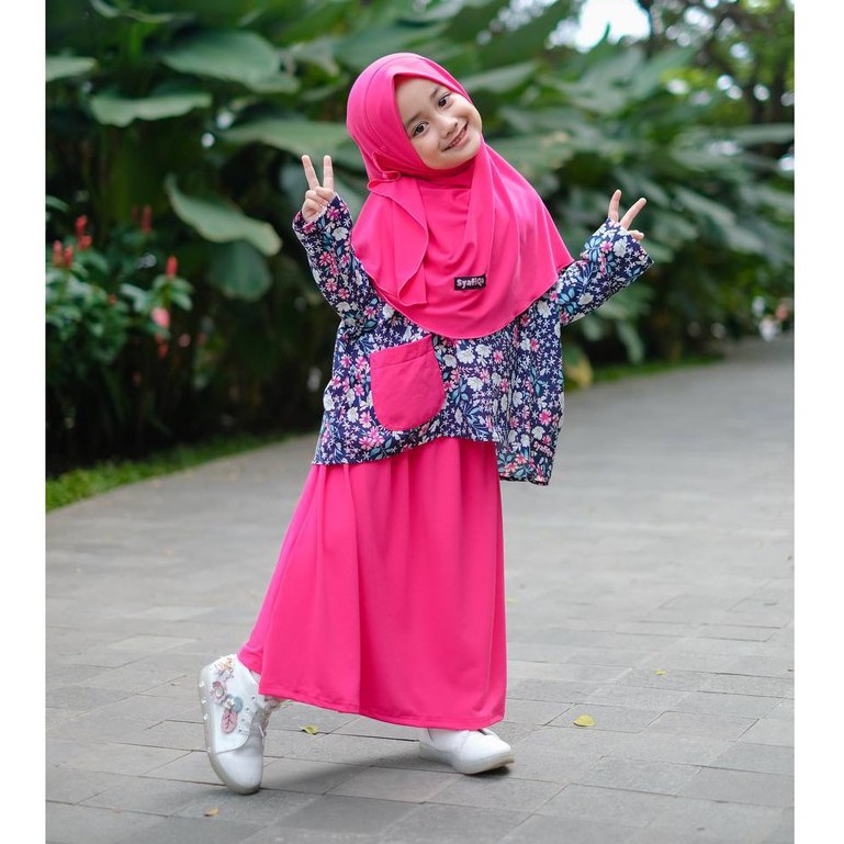 Afsheenastore Set Jirany 3in1 By Syafiqa Hijab / Ready M