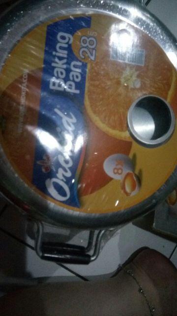 [gratis Spatula] Panci/oven Pemanggang Cake/bolu Baking Pan Orchid 28 Cm 8 Telur