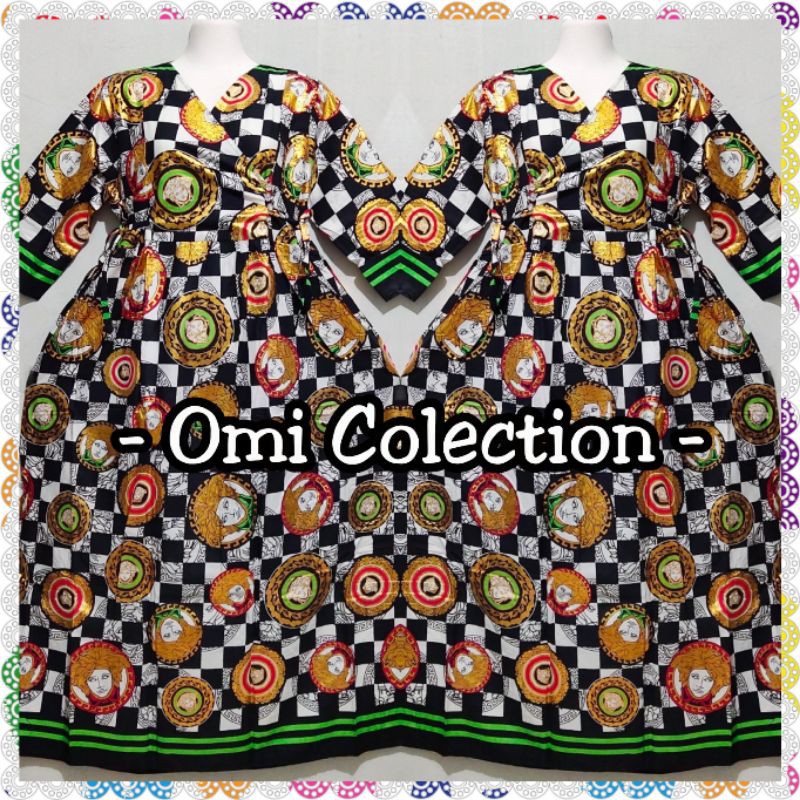 Longdress Prada Selempang, Lengan 7/8, Kartika Batik