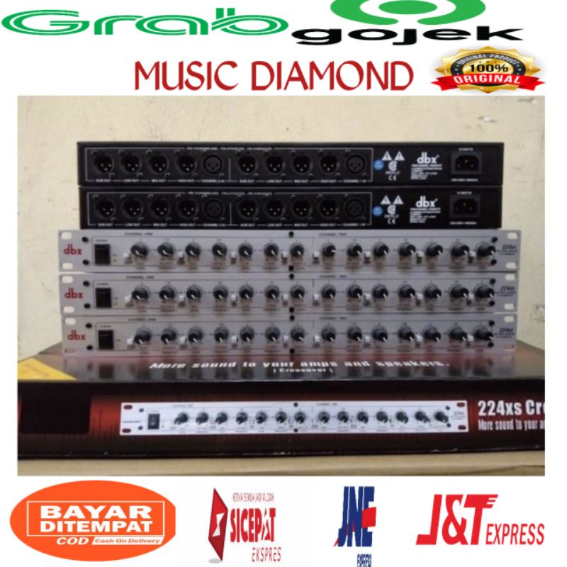 Crossover DBX 224xs 4 way + Subwoofer crosover dbx224xs New Grade A