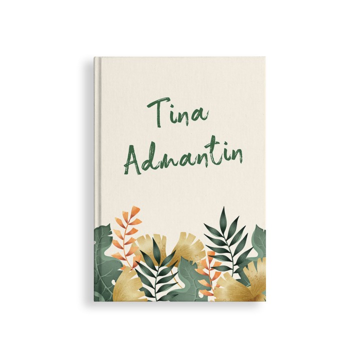 

(BISA COD) Notebook #Tropical Quote/ Custom/ Planner Dotted/ Grid/ Journal - Polos