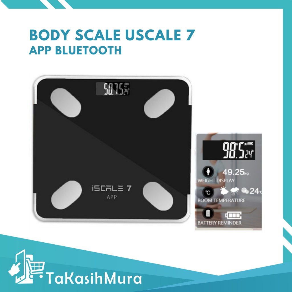 Thanic Digital Body Scale Bluetooh Timbangan Pintar Digital Bluetooth