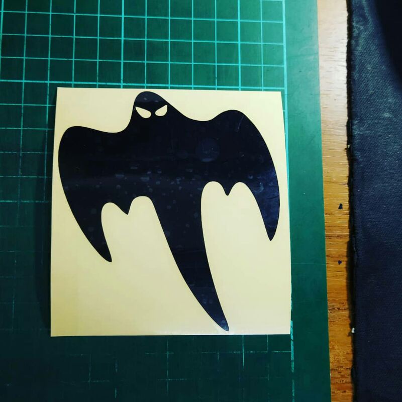 

Sticker Cutting Hantu isi 1 pcs Black