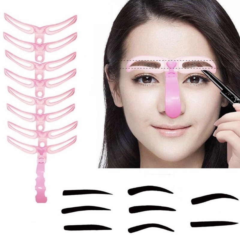 Cetakan Alis Eyebrow Template 1 PACK ISI 4 MODEL-3