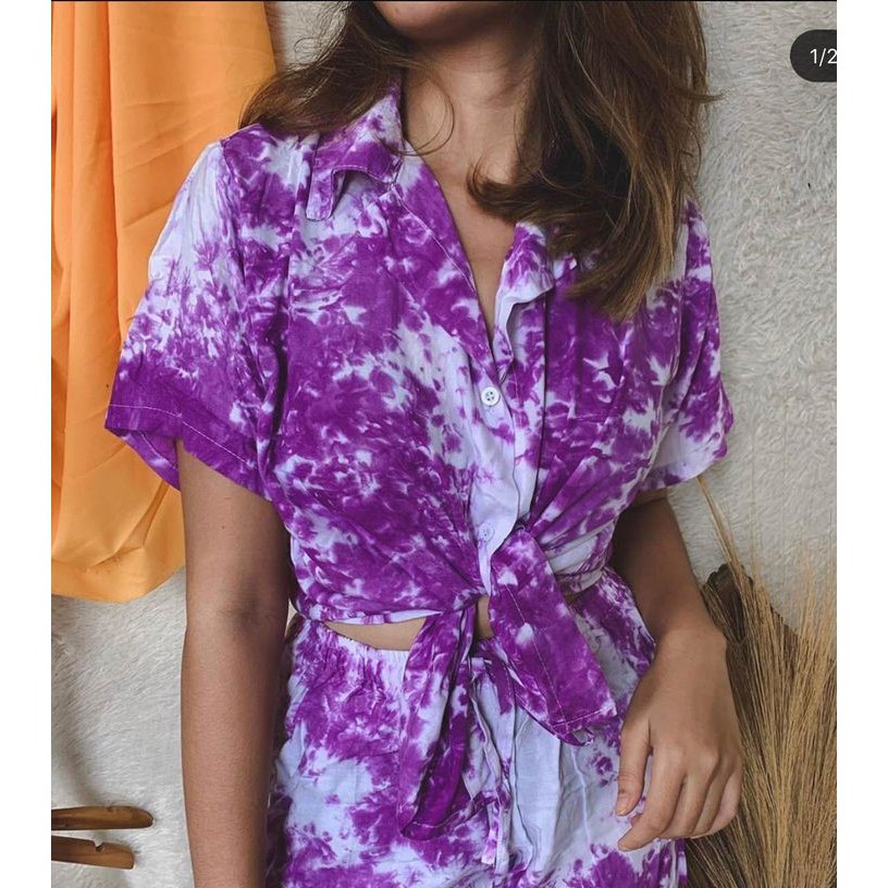 [COD] SET PIYAMA TIE DYE | PIYAMA TIE DYE | TIE DYE SET | FELICIA SET | TIE DYE MURAH