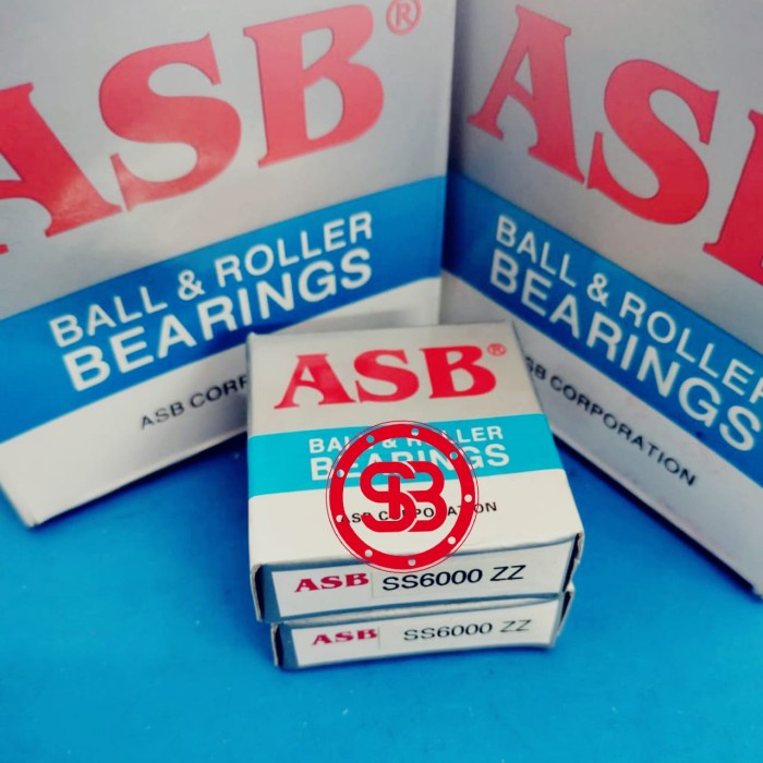 Bearing / Laker / Laher Stainless Steel SS 6000 ZZ ASB